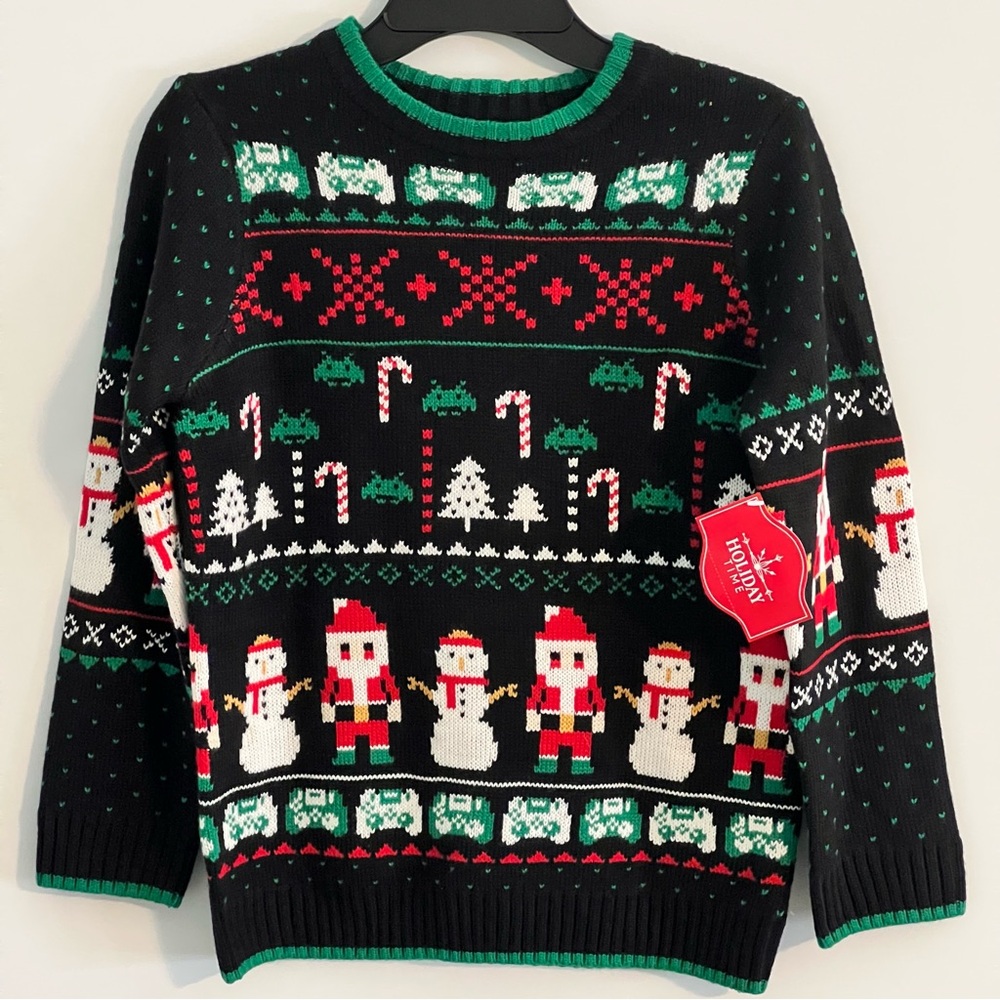 NWT Holiday Video Game Themed Boys Sweater